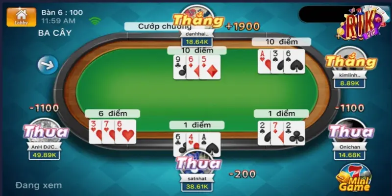 Hướng Dẫn Chơi 3 Cây Rikvip Chuẩn Dành Cho Bạn 1 Một số thông tin về game bài 3 cây Rikvip